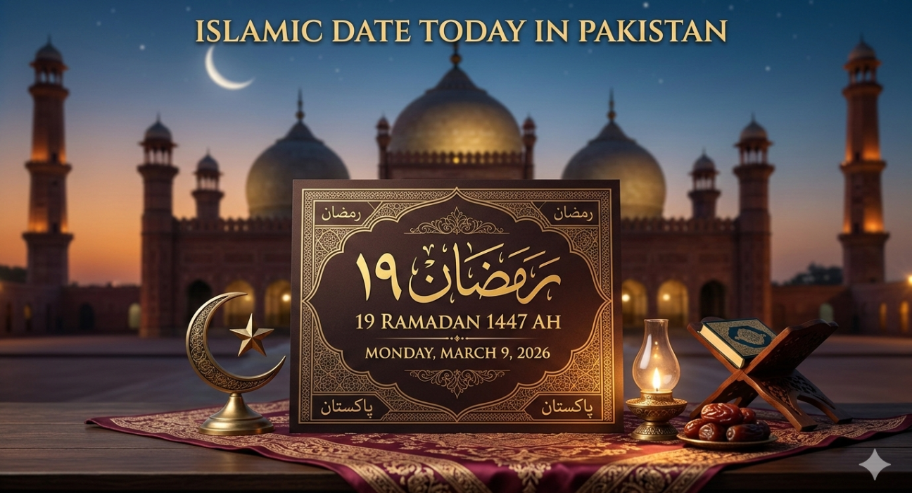 Islamic Date in Pakistan Today