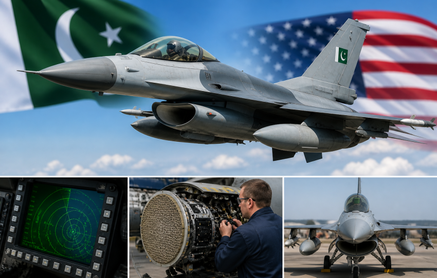 US $488 million defense contract, Pakistan’s F-16 aircraft to receive long-term technical support